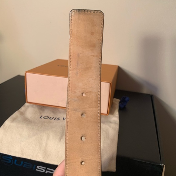 Louis Vuitton Damier Azur Initiales Belt - Picture 3 of 8